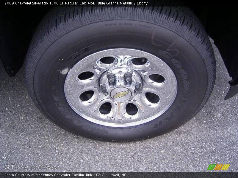 Blue Granite Metallic / Ebony 2009 Chevrolet Silverado 1500 LT Regular Cab 4x4