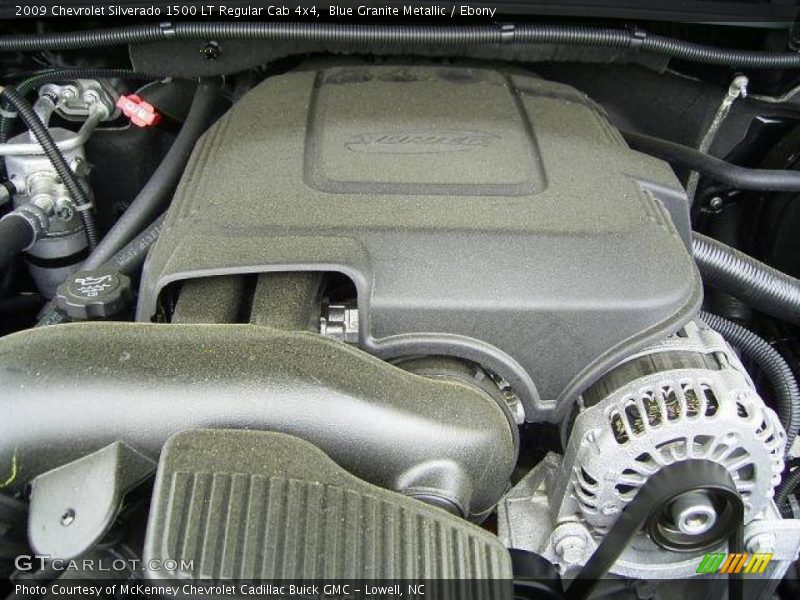 Blue Granite Metallic / Ebony 2009 Chevrolet Silverado 1500 LT Regular Cab 4x4