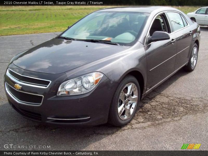 Taupe Gray Metallic / Titanium 2010 Chevrolet Malibu LT Sedan