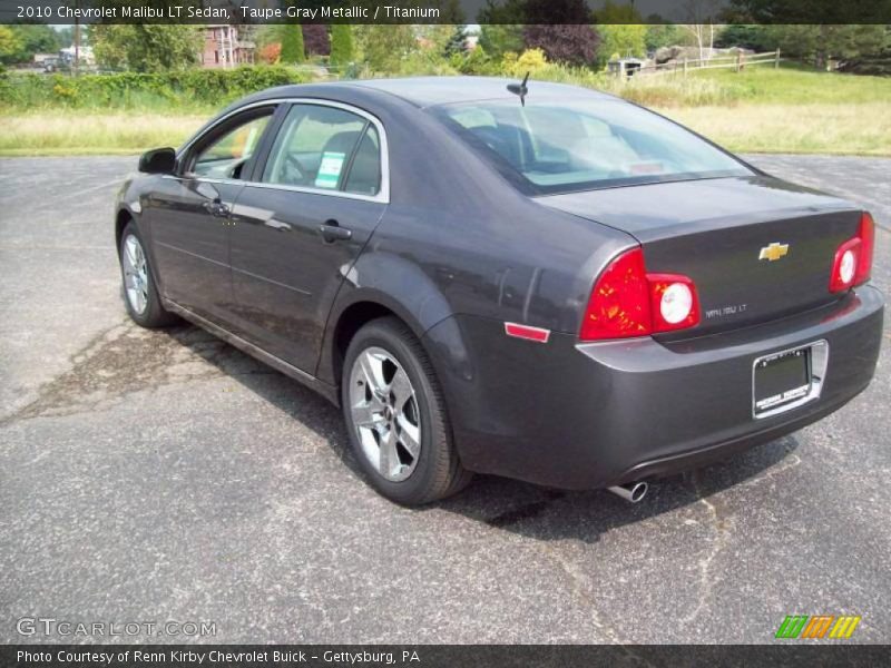 Taupe Gray Metallic / Titanium 2010 Chevrolet Malibu LT Sedan