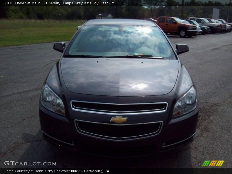 Taupe Gray Metallic / Titanium 2010 Chevrolet Malibu LT Sedan