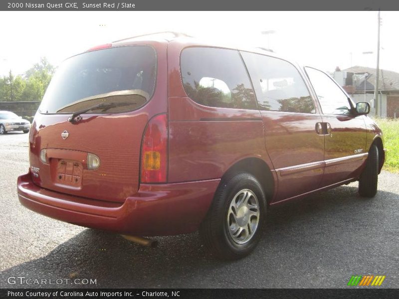 Sunset Red / Slate 2000 Nissan Quest GXE