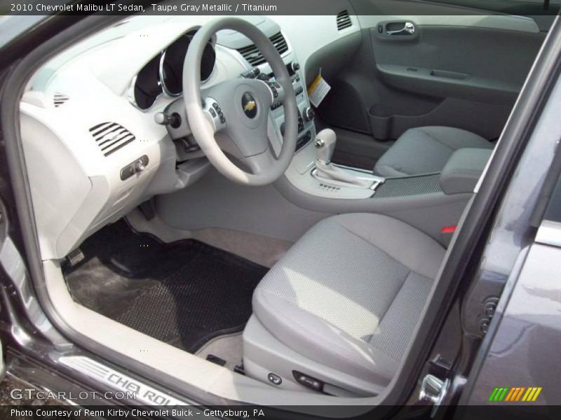 Taupe Gray Metallic / Titanium 2010 Chevrolet Malibu LT Sedan