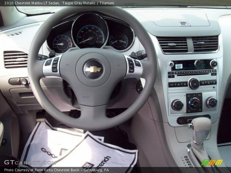 Taupe Gray Metallic / Titanium 2010 Chevrolet Malibu LT Sedan