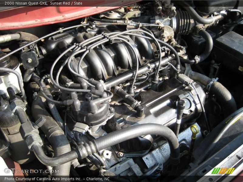 Sunset Red / Slate 2000 Nissan Quest GXE