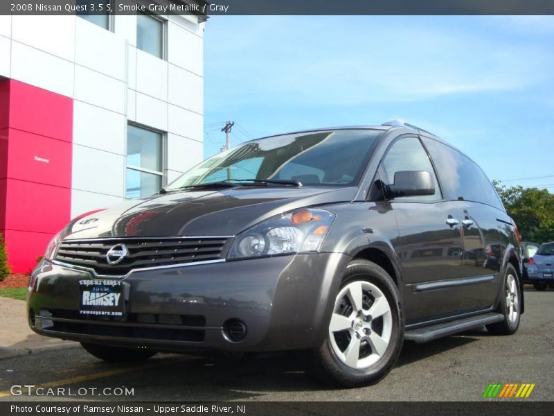 Smoke Gray Metallic / Gray 2008 Nissan Quest 3.5 S