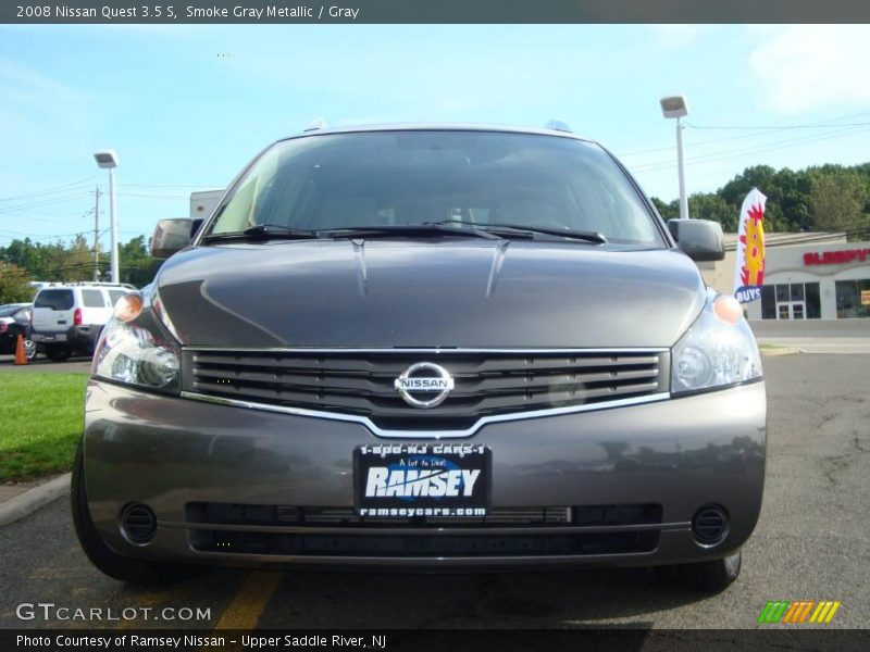 Smoke Gray Metallic / Gray 2008 Nissan Quest 3.5 S