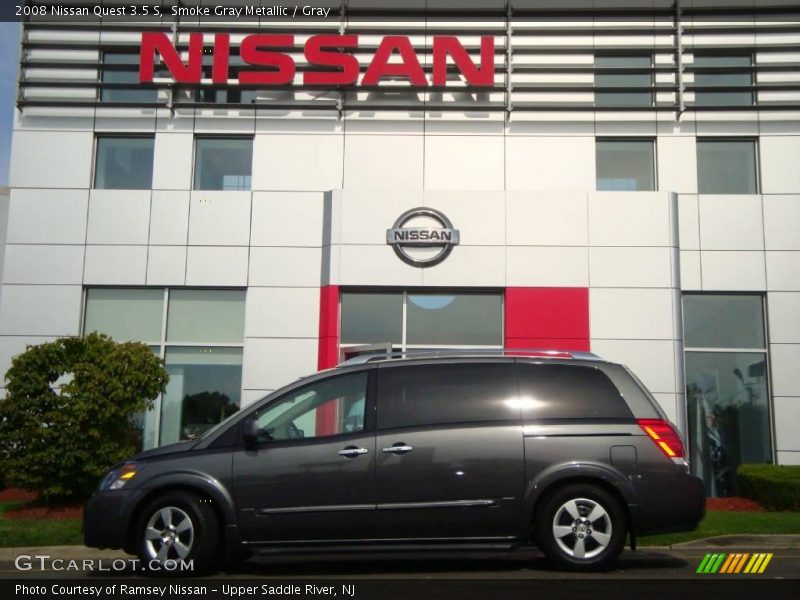 Smoke Gray Metallic / Gray 2008 Nissan Quest 3.5 S