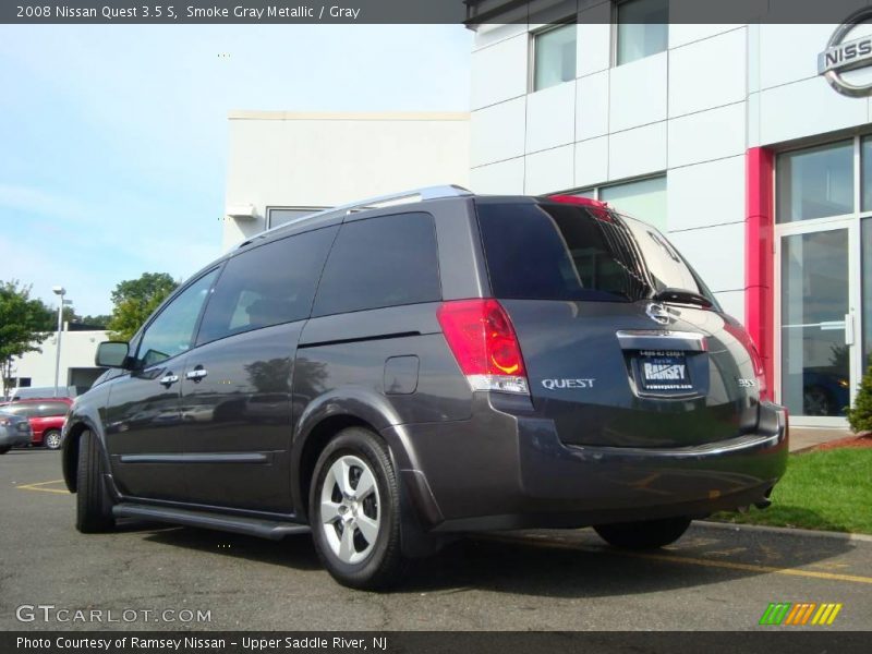 Smoke Gray Metallic / Gray 2008 Nissan Quest 3.5 S
