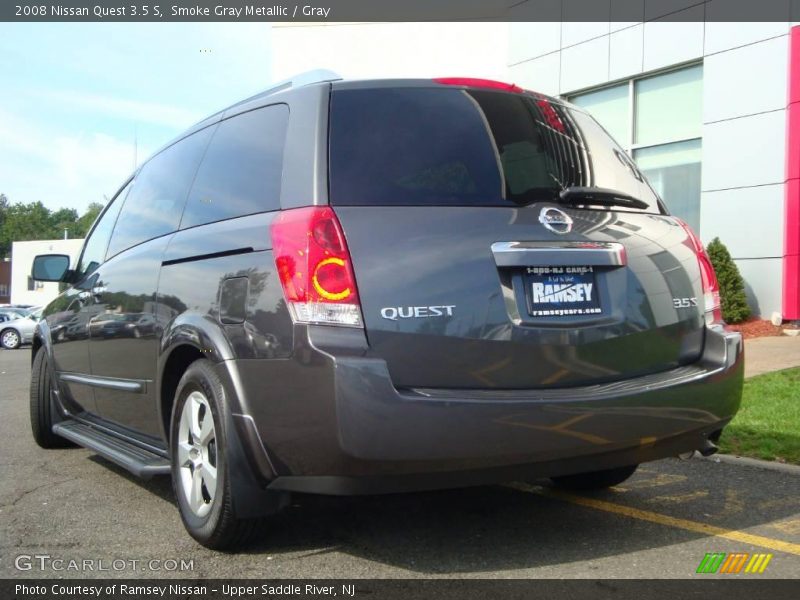 Smoke Gray Metallic / Gray 2008 Nissan Quest 3.5 S