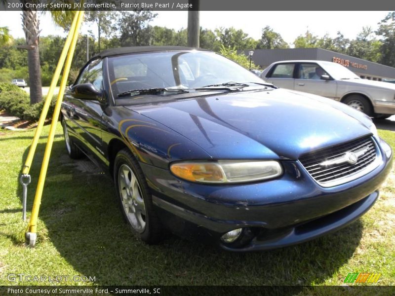 Patriot Blue Pearl / Agate 2000 Chrysler Sebring JXi Convertible