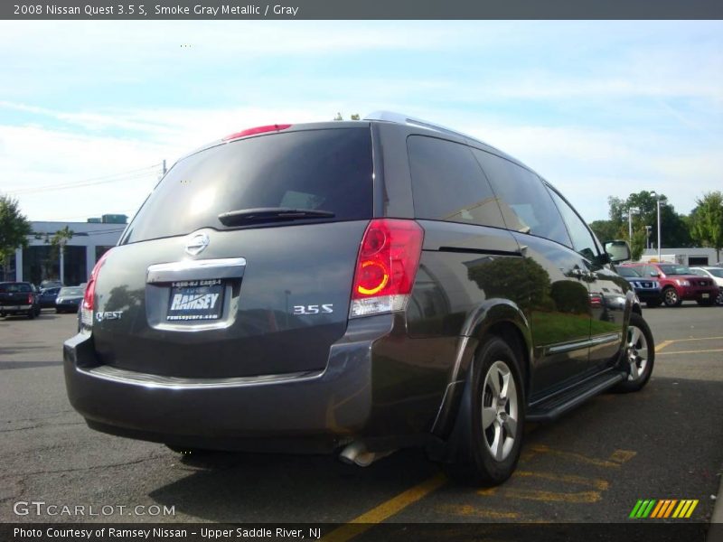 Smoke Gray Metallic / Gray 2008 Nissan Quest 3.5 S