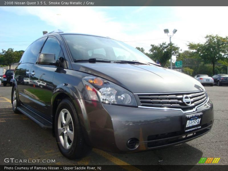 Smoke Gray Metallic / Gray 2008 Nissan Quest 3.5 S
