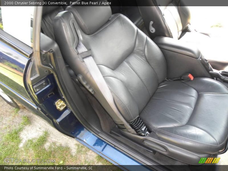Patriot Blue Pearl / Agate 2000 Chrysler Sebring JXi Convertible