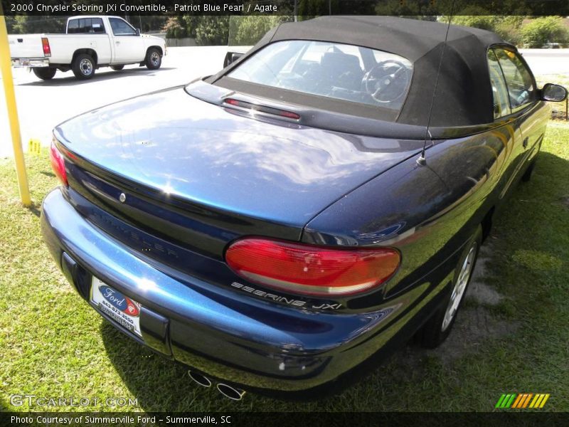 Patriot Blue Pearl / Agate 2000 Chrysler Sebring JXi Convertible