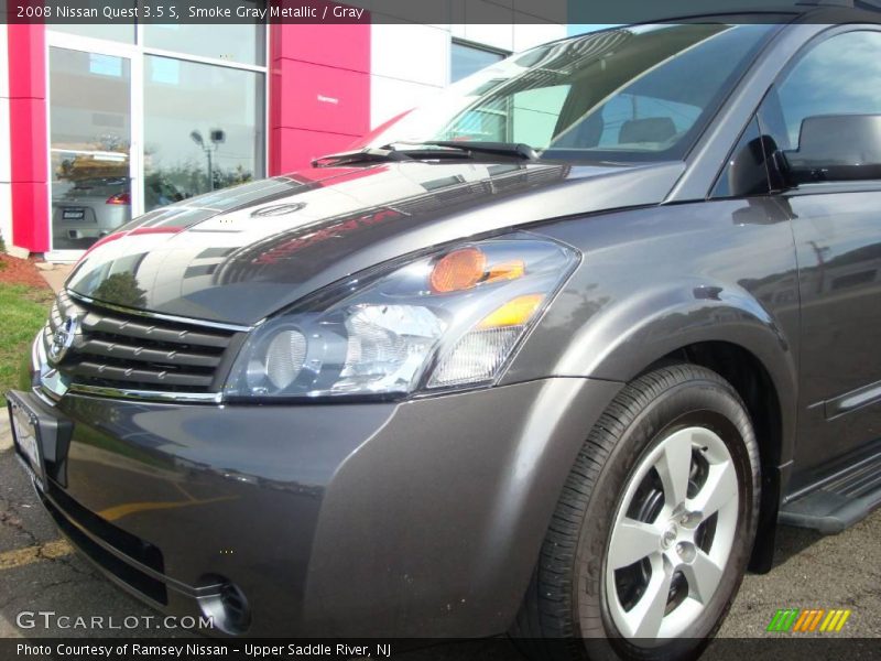 Smoke Gray Metallic / Gray 2008 Nissan Quest 3.5 S