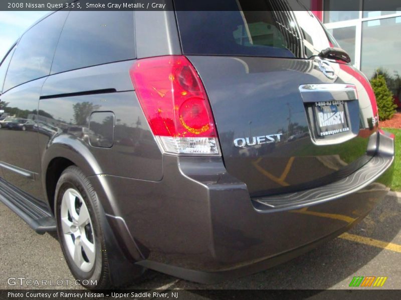Smoke Gray Metallic / Gray 2008 Nissan Quest 3.5 S