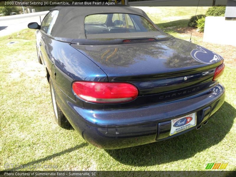 Patriot Blue Pearl / Agate 2000 Chrysler Sebring JXi Convertible
