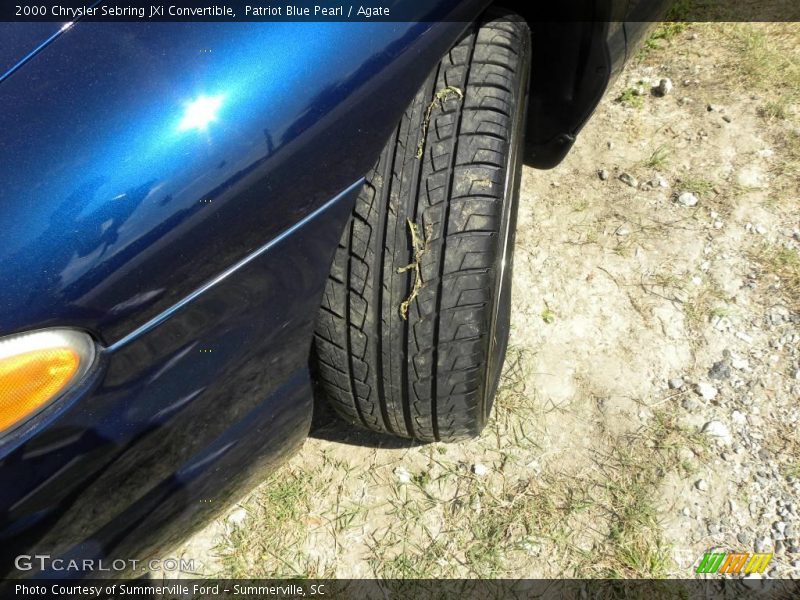 Patriot Blue Pearl / Agate 2000 Chrysler Sebring JXi Convertible
