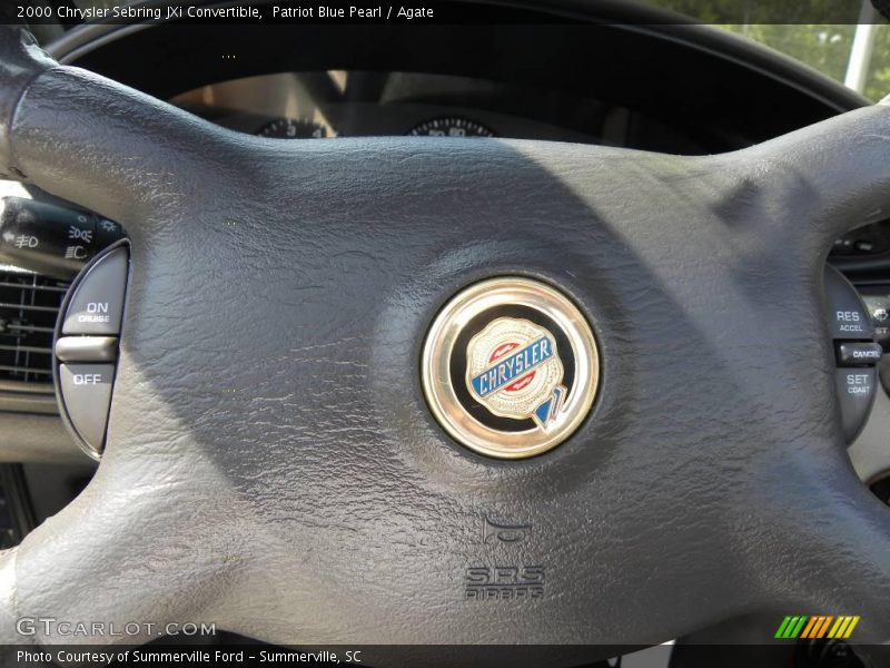 Patriot Blue Pearl / Agate 2000 Chrysler Sebring JXi Convertible