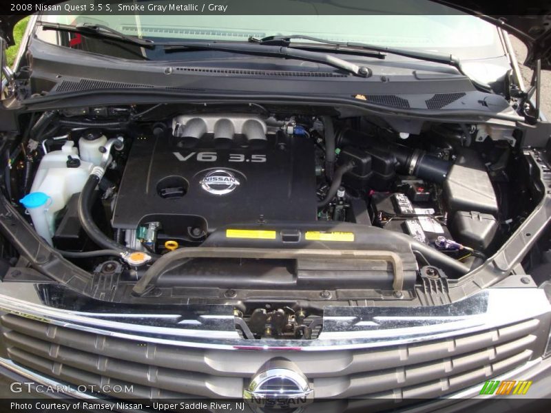 Smoke Gray Metallic / Gray 2008 Nissan Quest 3.5 S