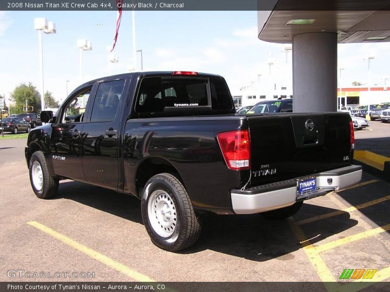 Galaxy Black / Charcoal 2008 Nissan Titan XE Crew Cab 4x4
