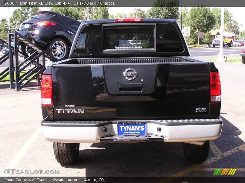 Galaxy Black / Charcoal 2008 Nissan Titan XE Crew Cab 4x4