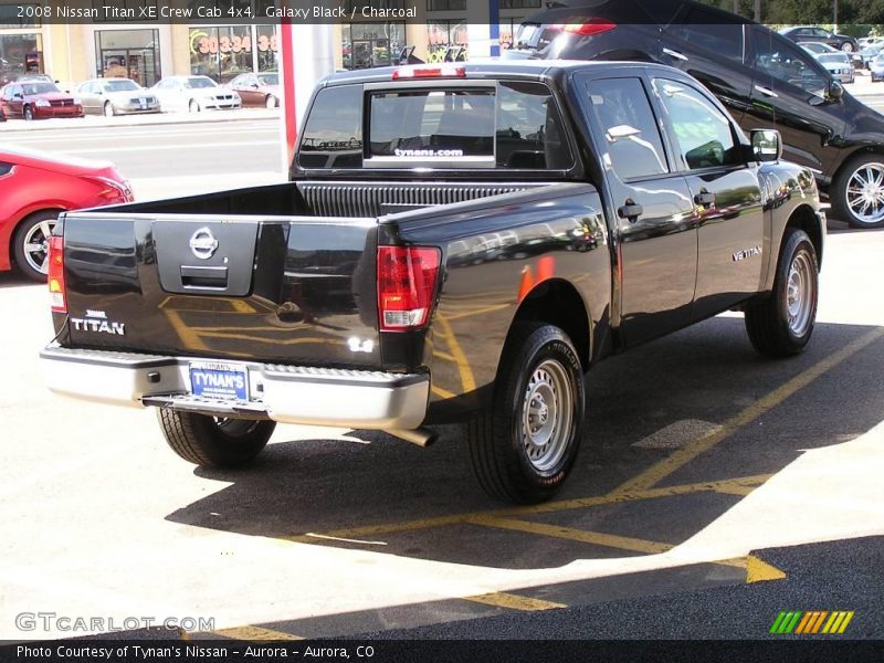 Galaxy Black / Charcoal 2008 Nissan Titan XE Crew Cab 4x4