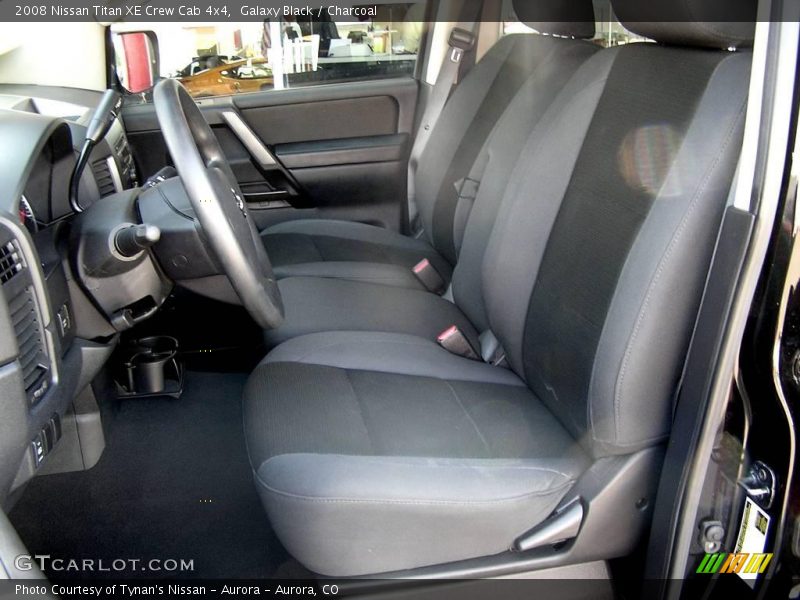 Galaxy Black / Charcoal 2008 Nissan Titan XE Crew Cab 4x4