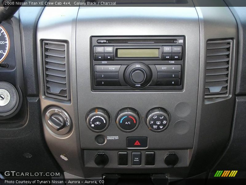 Galaxy Black / Charcoal 2008 Nissan Titan XE Crew Cab 4x4