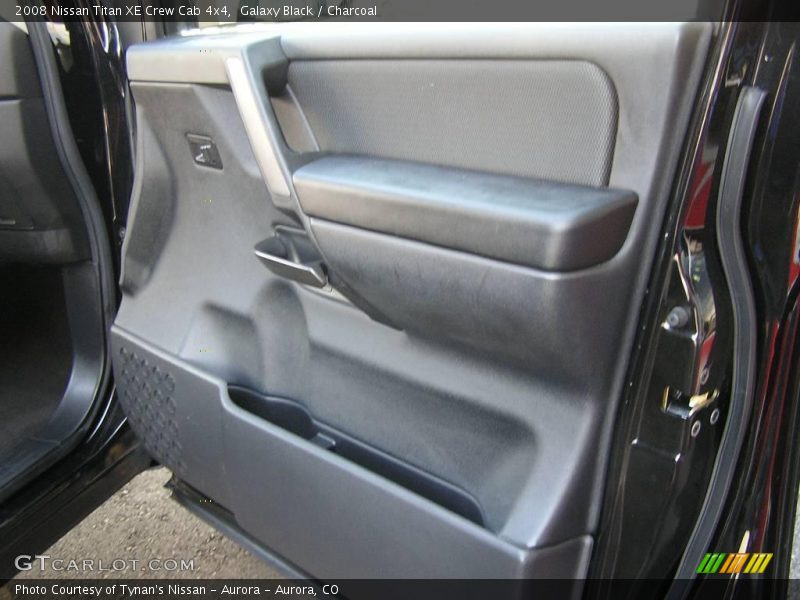 Galaxy Black / Charcoal 2008 Nissan Titan XE Crew Cab 4x4