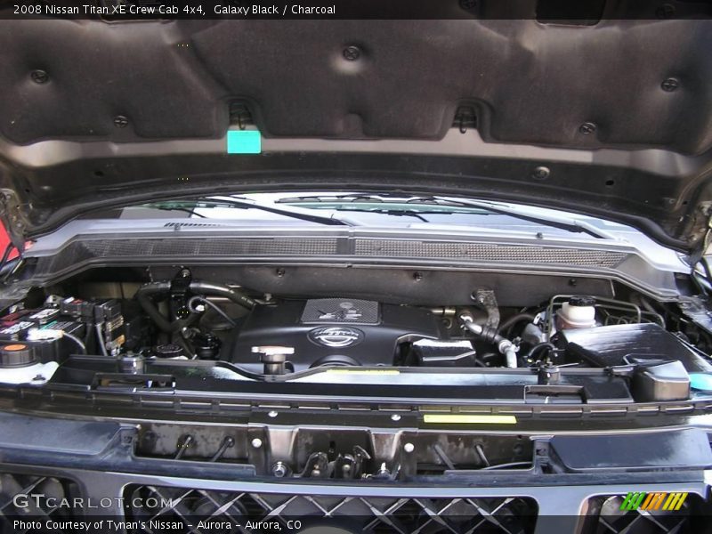 Galaxy Black / Charcoal 2008 Nissan Titan XE Crew Cab 4x4