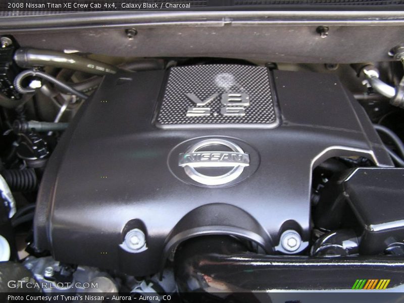 Galaxy Black / Charcoal 2008 Nissan Titan XE Crew Cab 4x4