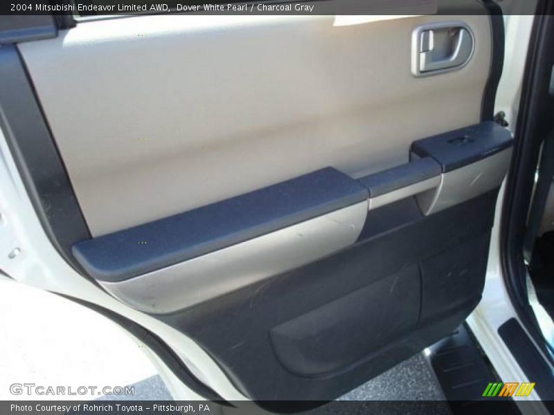 Dover White Pearl / Charcoal Gray 2004 Mitsubishi Endeavor Limited AWD