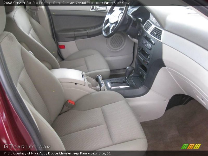 Deep Crimson Crystal Pearlcoat / Pastel Slate Gray 2008 Chrysler Pacifica Touring