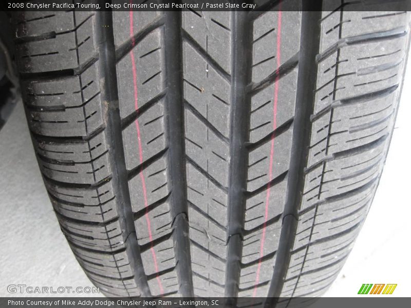 Deep Crimson Crystal Pearlcoat / Pastel Slate Gray 2008 Chrysler Pacifica Touring