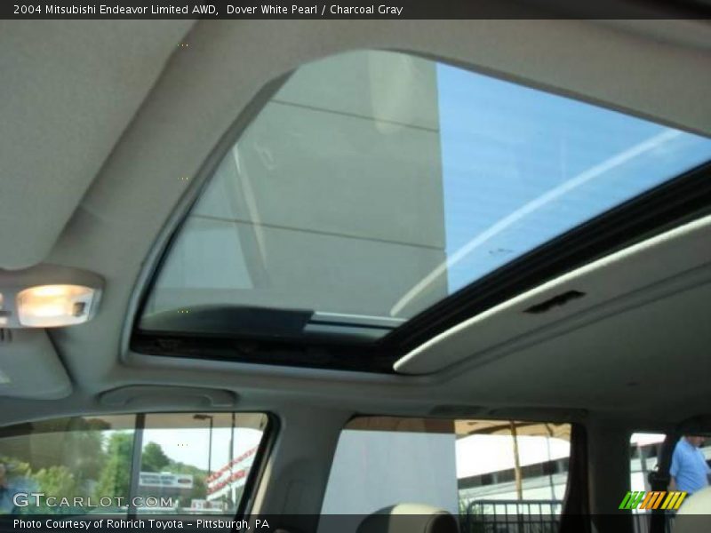 Dover White Pearl / Charcoal Gray 2004 Mitsubishi Endeavor Limited AWD