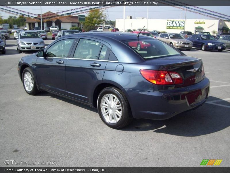 Modern Blue Pearl / Dark Slate Gray/Light Slate Gray 2007 Chrysler Sebring Touring Sedan