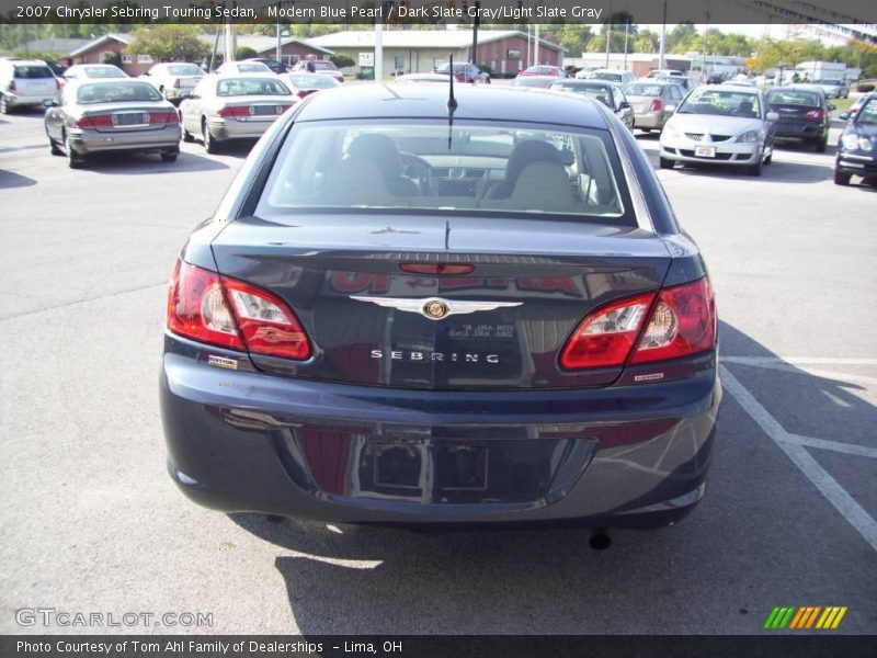 Modern Blue Pearl / Dark Slate Gray/Light Slate Gray 2007 Chrysler Sebring Touring Sedan
