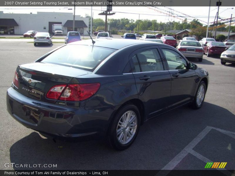 Modern Blue Pearl / Dark Slate Gray/Light Slate Gray 2007 Chrysler Sebring Touring Sedan