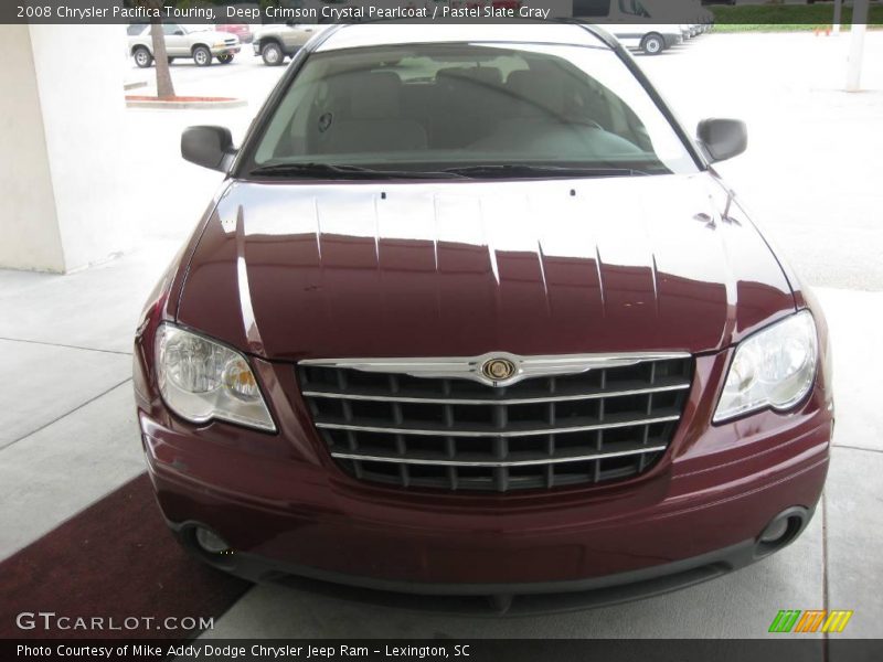 Deep Crimson Crystal Pearlcoat / Pastel Slate Gray 2008 Chrysler Pacifica Touring