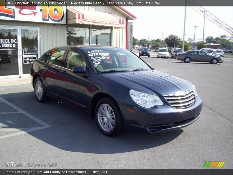 Modern Blue Pearl / Dark Slate Gray/Light Slate Gray 2007 Chrysler Sebring Touring Sedan