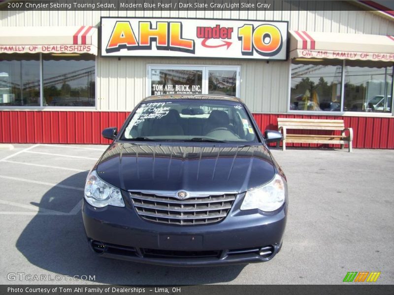 Modern Blue Pearl / Dark Slate Gray/Light Slate Gray 2007 Chrysler Sebring Touring Sedan
