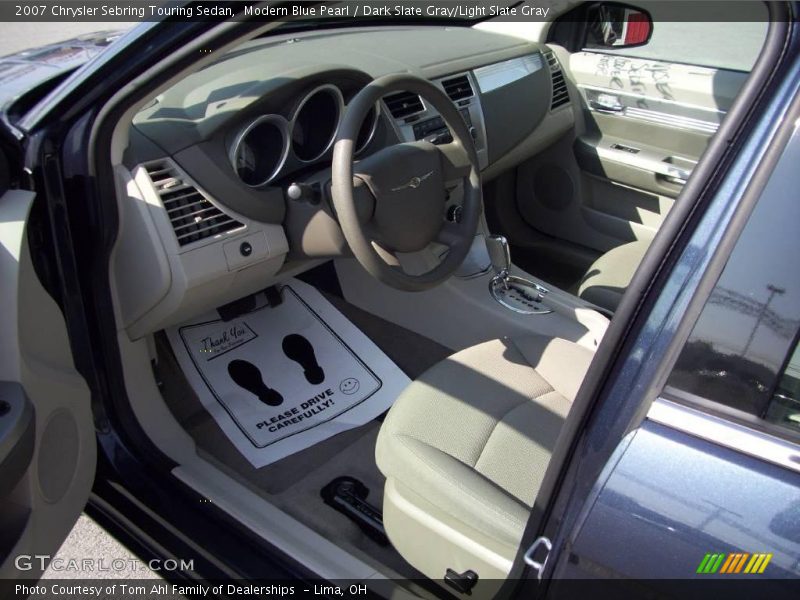 Modern Blue Pearl / Dark Slate Gray/Light Slate Gray 2007 Chrysler Sebring Touring Sedan