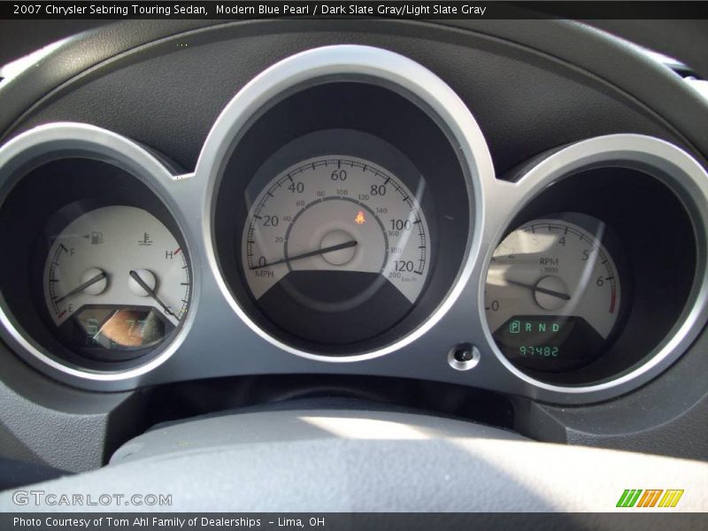 Modern Blue Pearl / Dark Slate Gray/Light Slate Gray 2007 Chrysler Sebring Touring Sedan