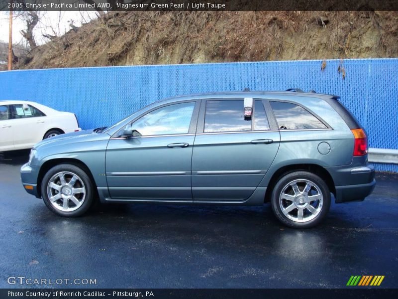 Magnesium Green Pearl / Light Taupe 2005 Chrysler Pacifica Limited AWD