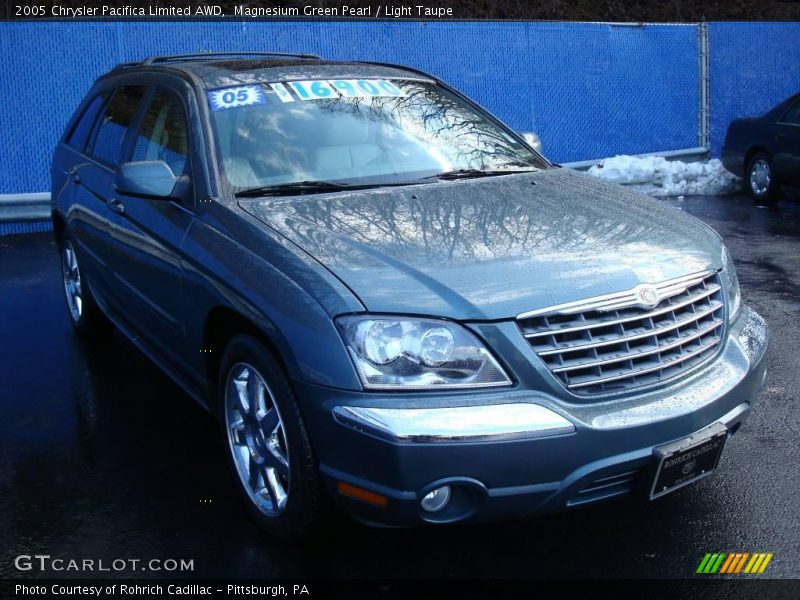 Magnesium Green Pearl / Light Taupe 2005 Chrysler Pacifica Limited AWD