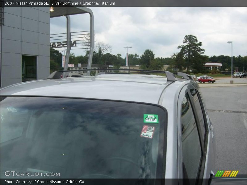 Silver Lightning / Graphite/Titanium 2007 Nissan Armada SE