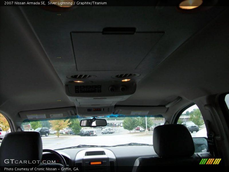 Silver Lightning / Graphite/Titanium 2007 Nissan Armada SE