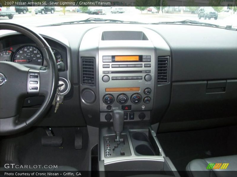 Silver Lightning / Graphite/Titanium 2007 Nissan Armada SE